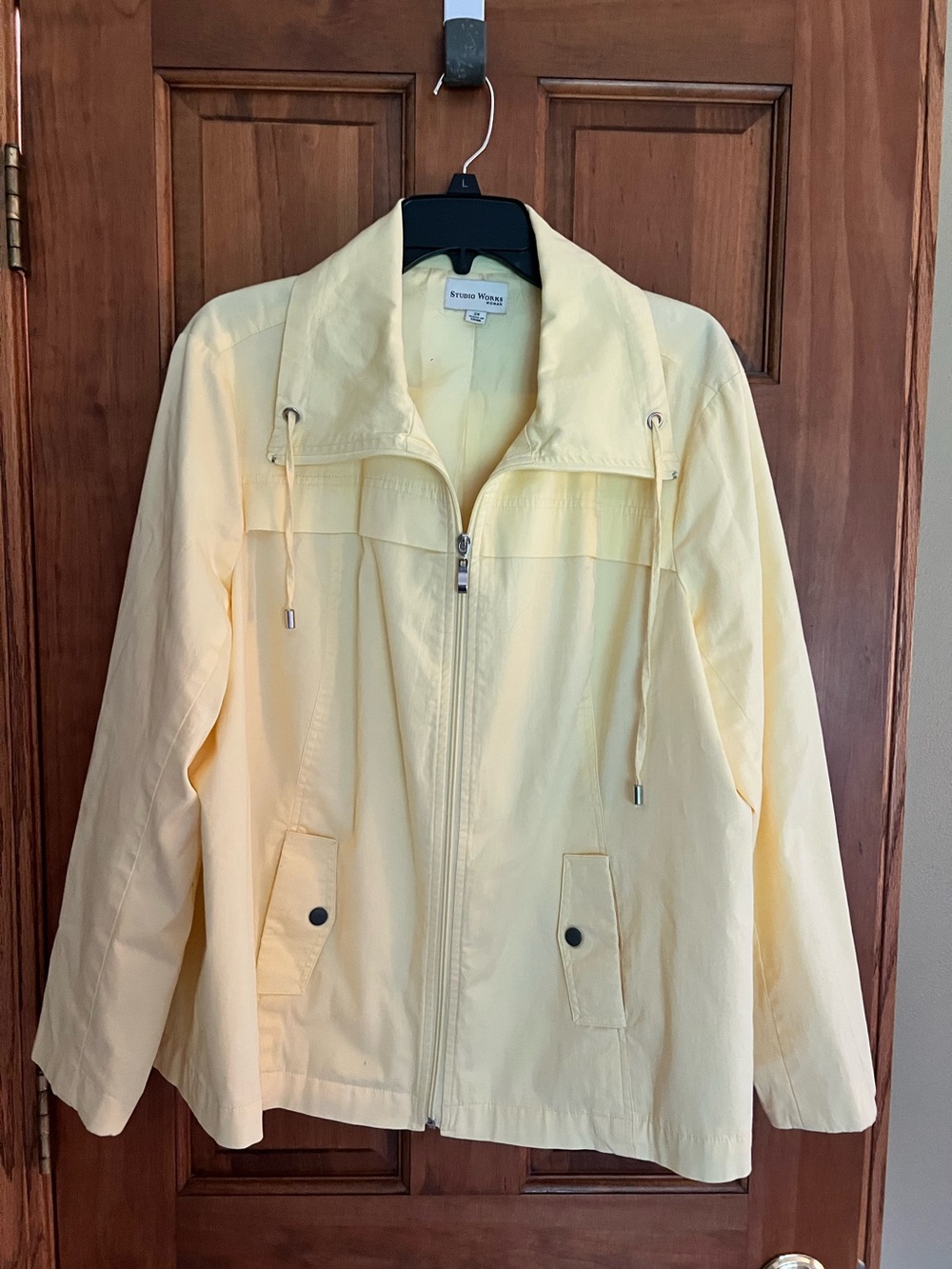 Studio Yellow Zip-Up Jacket-2X